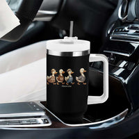 Funny Christian Psalm 23:6 Duck Pun Tumbler With Handle Surely Goodness and Mercy Cute Bible Humor Gift