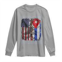 Patria y Vida Cuba Libre Freedom Long Sleeve Shirt Cuban Pride Independence USA Cuba Flag