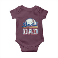 Baseball Dad Baby Onesie Baseball Sport Lovers For Father's Day