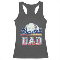 Baseball Dad Racerback Tank Top Baseball Sport Lovers For Father's Day