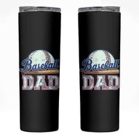 Baseball Dad Skinny Tumbler Baseball Sport Lovers For Father's Day
