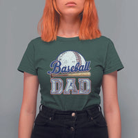 Baseball Dad T Shirt For Women Baseball Sport Lovers For Father's Day