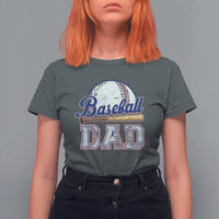 Baseball Dad T Shirt For Women Baseball Sport Lovers For Father's Day