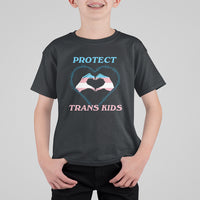 Protect Trans Kids T Shirt For Kid LGBT Support Protect Trans Kid LGBT Pride Flag Heart Sign - Wonder Print Shop