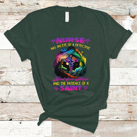Nurse Appreciation T Shirt Nurse Has An Eye Of A Detective Heart Of An Angel And The Patience Of A Saint Nurse Gifts for Nurse Week - Wonder Print Shop