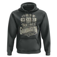 Vintage Style Western Funny Grandpas Girls Hoodie I Used To Be In Charge Then I Had A Granddaughter Retro Look