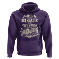 Vintage Style Western Funny Grandpas Girls Hoodie I Used To Be In Charge Then I Had A Granddaughter Retro Look