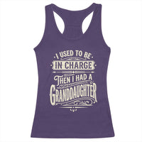 Vintage Style Western Funny Grandpas Girls Racerback Tank Top I Used To Be In Charge Then I Had A Granddaughter Retro Look