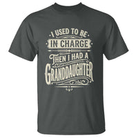 Vintage Style Western Funny Grandpas Girls T Shirt I Used To Be In Charge Then I Had A Granddaughter Retro Look