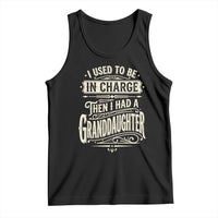 Vintage Style Western Funny Grandpas Girls Tank Top I Used To Be In Charge Then I Had A Granddaughter Retro Look