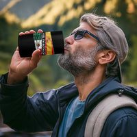 Spain Mexico Heritage Pride 4 in 1 Can Cooler Tumbler Yes I'm Both Identity Roots for Hispanics Latinos - Wonder Print Shop