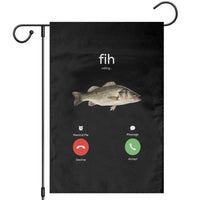 Fih Calling Funny Fish Garden Flag Fishing Lover Hilarious Phone Call Parody - Wonder Print Shop