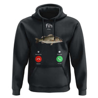 Fih Calling Funny Fish Hoodie Fishing Lover Hilarious Phone Call Parody - Wonder Print Shop
