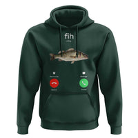 Fih Calling Funny Fish Hoodie Fishing Lover Hilarious Phone Call Parody - Wonder Print Shop