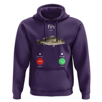 Fih Calling Funny Fish Hoodie Fishing Lover Hilarious Phone Call Parody - Wonder Print Shop