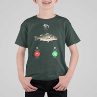 Fih Calling Funny Fish T Shirt For Kid Fishing Lover Hilarious Phone Call Parody - Wonder Print Shop