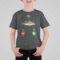 Fih Calling Funny Fish T Shirt For Kid Fishing Lover Hilarious Phone Call Parody - Wonder Print Shop