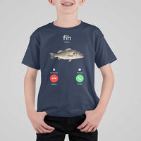 Fih Calling Funny Fish T Shirt For Kid Fishing Lover Hilarious Phone Call Parody - Wonder Print Shop
