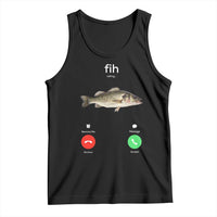 Fih Calling Funny Fish Tank Top Fishing Lover Hilarious Phone Call Parody - Wonder Print Shop