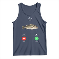 Fih Calling Funny Fish Tank Top Fishing Lover Hilarious Phone Call Parody - Wonder Print Shop