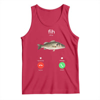 Fih Calling Funny Fish Tank Top Fishing Lover Hilarious Phone Call Parody - Wonder Print Shop