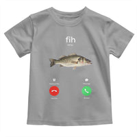 Fih Calling Funny Fish Toddler T Shirt Fishing Lover Hilarious Phone Call Parody - Wonder Print Shop