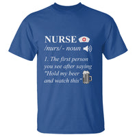 Funny Nurse T Shirt Nurse Definition Hold My Beer Saying Sarcastic Funny Nurse - Wonder Print Shop