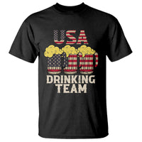 Beer Lover T Shirt USA Drinking Team US Flag Retro Funny Drinking Beer Lover - Wonder Print Shop