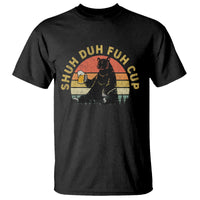 Beer Lover T Shirt Shuh Duh Fuh Cup Retro Funny Bear Drinking Beer Camping - Wonder Print Shop