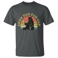 Beer Lover T Shirt Shuh Duh Fuh Cup Retro Funny Bear Drinking Beer Camping - Wonder Print Shop