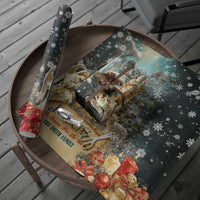 Jesus is the Reason for the Season Wrapping Paper Roll Personalized Christian Christmas Nativity Scene Custom Family Name - Wonder Print Shop