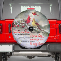 Cardinal Memorial Winter Christmas Spare Tire Cover Those We Love Dont Go Away Red and Yellow Cardinals - Wonder Print Shop