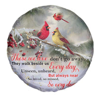 Cardinal Memorial Winter Christmas Spare Tire Cover Those We Love Dont Go Away Red and Yellow Cardinals - Wonder Print Shop