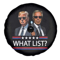 Funny Political Conspiracy Parody Spare Tire Cover What List Men in Black Meme - Wonder Print Shop