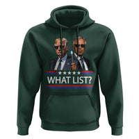 Funny Political Conspiracy Parody Hoodie What List Men in Black Meme - Wonder Print Shop