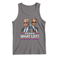 Funny Political Conspiracy Parody Tank Top What List Men in Black Meme - Wonder Print Shop