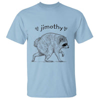 Cute Jimothy the Raccoon Hand Drawn Graphic T Shirt Seattle Trash Panda Lover Supporter