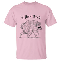 Cute Jimothy the Raccoon Hand Drawn Graphic T Shirt Seattle Trash Panda Lover Supporter
