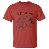 Cute Jimothy the Raccoon Hand Drawn Graphic T Shirt Seattle Trash Panda Lover Supporter
