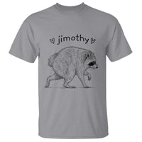 Cute Jimothy the Raccoon Hand Drawn Graphic T Shirt Seattle Trash Panda Lover Supporter