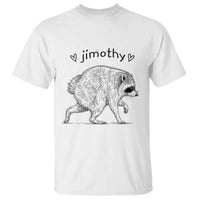 Cute Jimothy the Raccoon Hand Drawn Graphic T Shirt Seattle Trash Panda Lover Supporter
