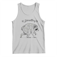 Cute Jimothy the Raccoon Hand Drawn Graphic Tank Top Seattle Trash Panda Lover Supporter