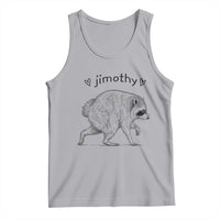 Cute Jimothy the Raccoon Hand Drawn Graphic Tank Top Seattle Trash Panda Lover Supporter