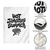 Hot Jimothy Summer Funny Viral Seattle Raccoon Graphic Garden Flag Viral Trash Panda Meme
