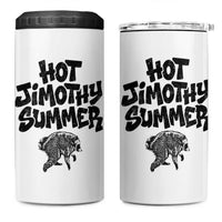 Hot Jimothy Summer Funny Viral Seattle Raccoon Graphic 4 in 1 Can Cooler Tumbler Viral Trash Panda Meme