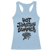 Hot Jimothy Summer Funny Viral Seattle Raccoon Graphic Racerback Tank Top Viral Trash Panda Meme