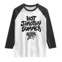 Hot Jimothy Summer Funny Viral Seattle Raccoon Graphic Raglan Shirt Viral Trash Panda Meme