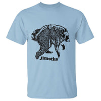 Jimothy Viral Seattle Raccoon Vintage Woodcut Style Graphic T Shirt Funny Trash Panda Wildlife Meme