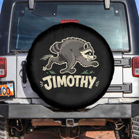 Funny Running Jimothy the Raccoon Spare Tire Cover Viral Seattle Trash Panda Meme