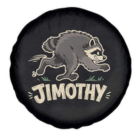 Funny Running Jimothy the Raccoon Spare Tire Cover Viral Seattle Trash Panda Meme